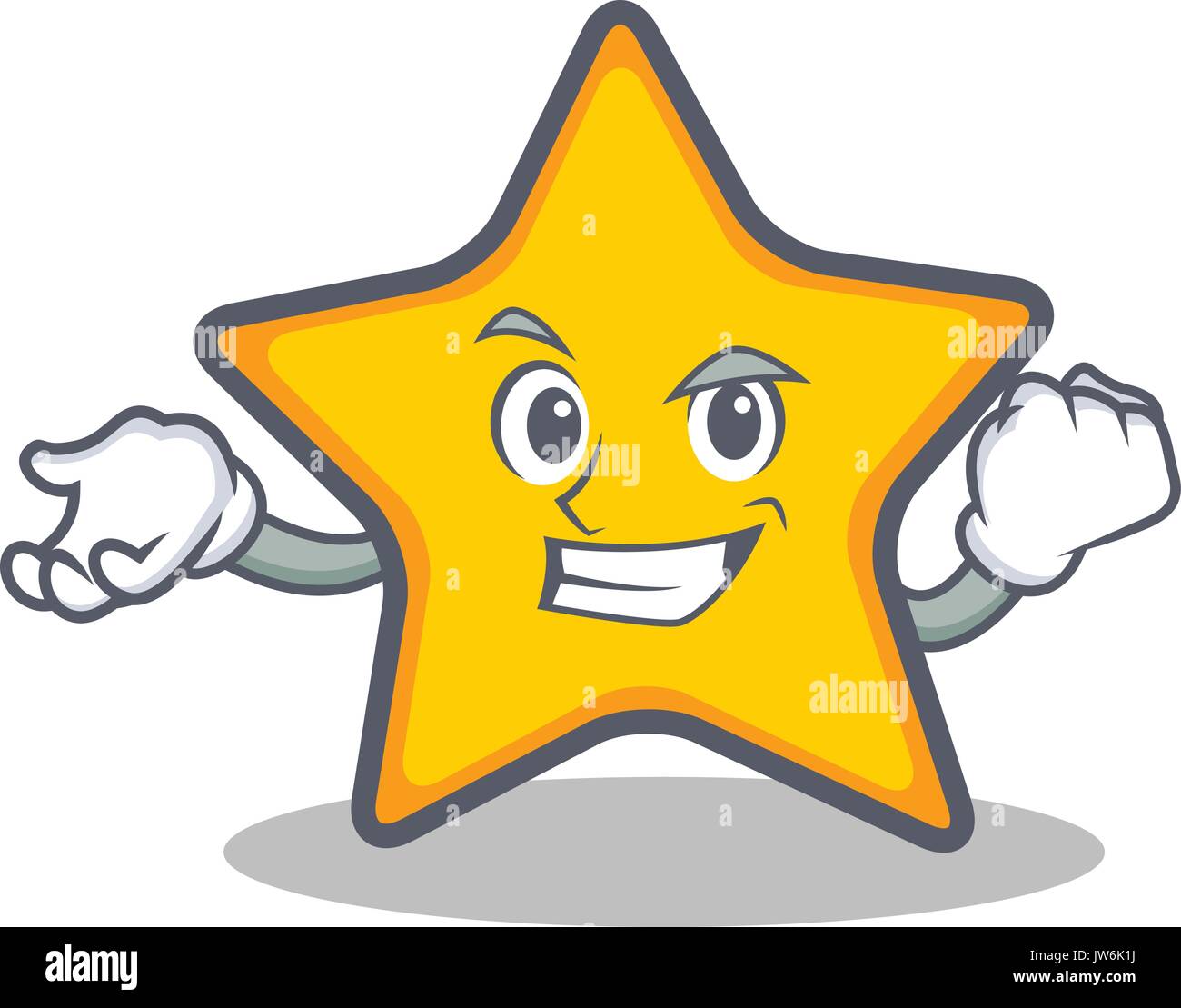 Successful star character cartoon style Stock Vector Image & Art - Alamy