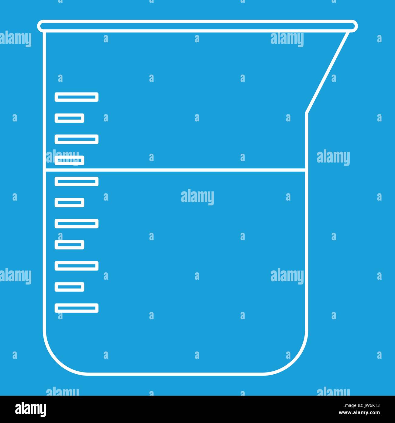 Kitchen measuring cup icon, outline style Stock Vector Image & Art - Alamy