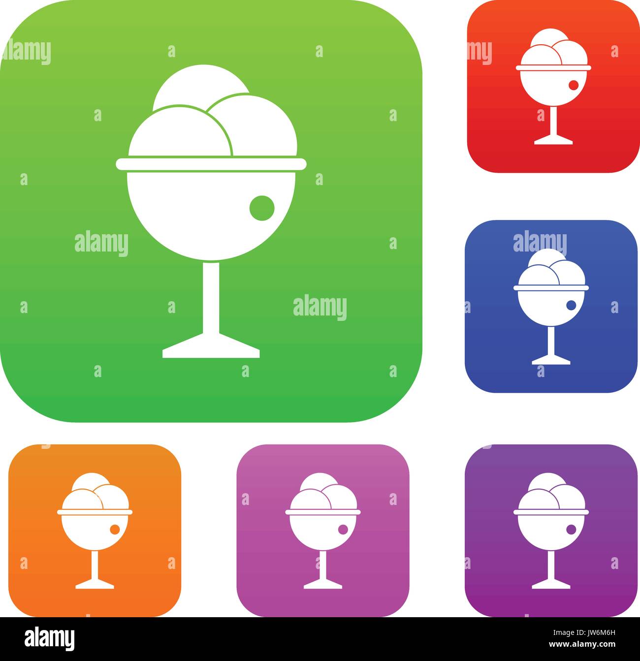 Ice Cream set collection Stock Vector Image & Art - Alamy