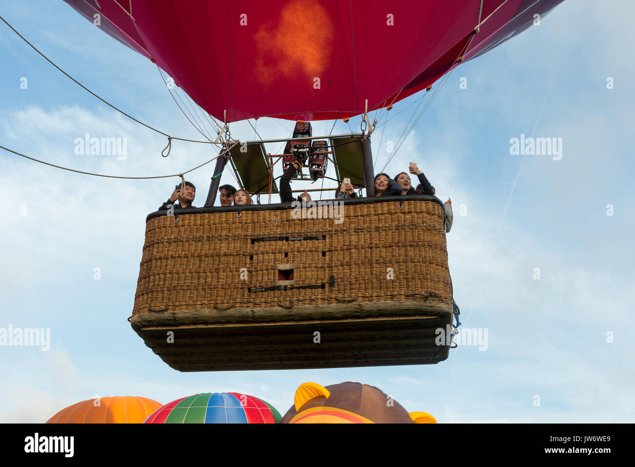 Bristol, UK. 11th Aug, 2017. Bristol International Balloon Fiesta in Ashton Court, Bristol, UK Credit: Neil Cordell/Alamy Live News Stock Photo