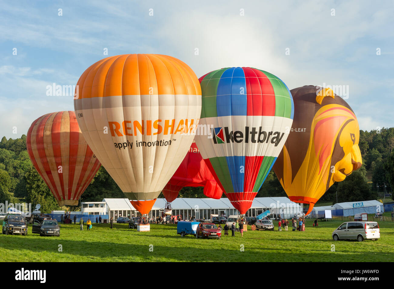Bristol, UK. 11th Aug, 2017. Bristol International Balloon Fiesta in Ashton Court, Bristol, UK Credit: Neil Cordell/Alamy Live News Stock Photo