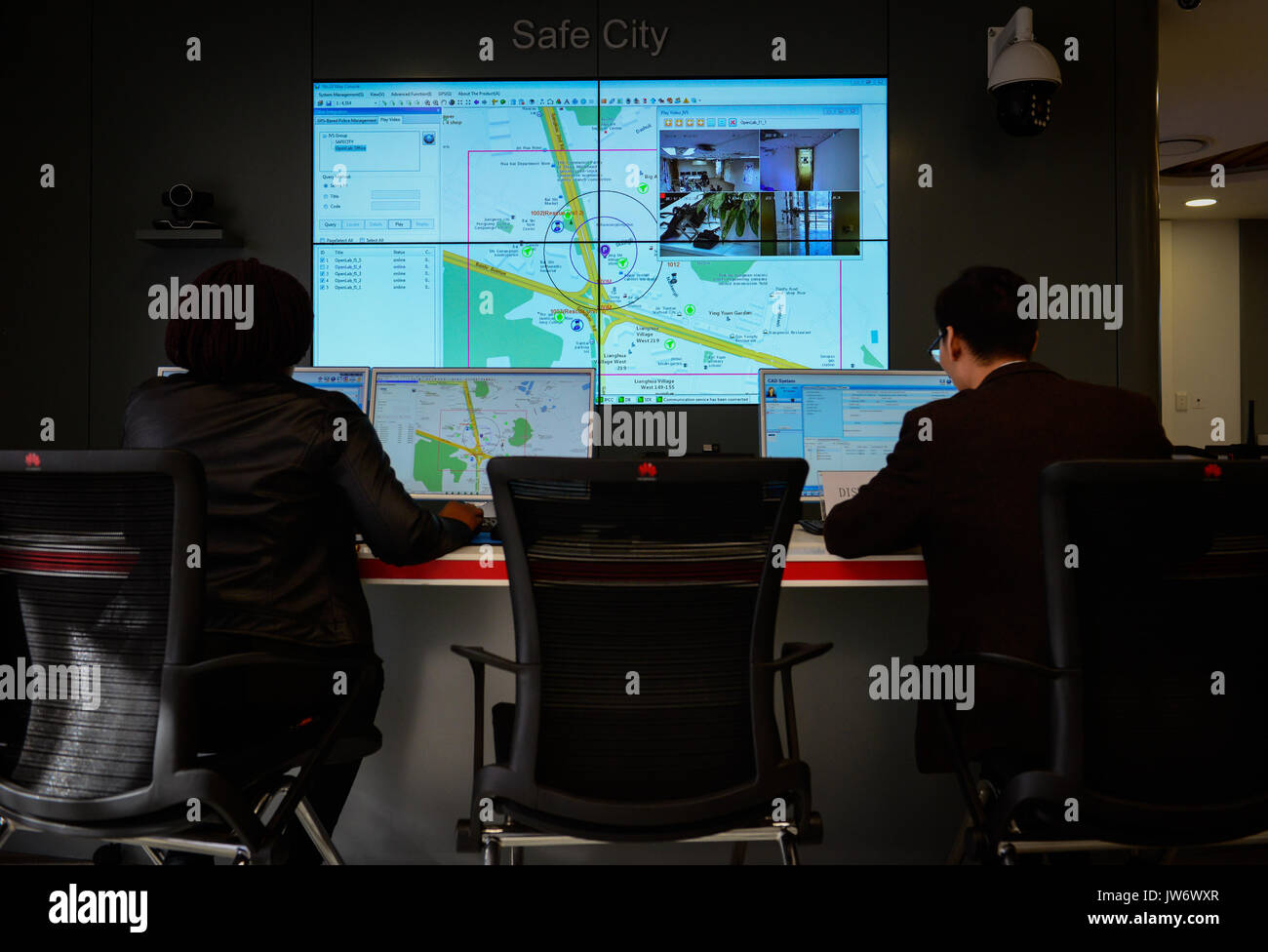 Johannesburg Aug 11 17 Xinhua Staff Members Show The Safety City At Huawei S Information And Communications Technology Ict Innovation And Experience Center In Johannesburg South Africa On July 17 Johannesburg Aug 11 17 Xinhua Staff Members Show The Safety City At Huawei S Information And Communications Technology Ict Innovation And Experience Center In Johannesburg South Africa On July 17