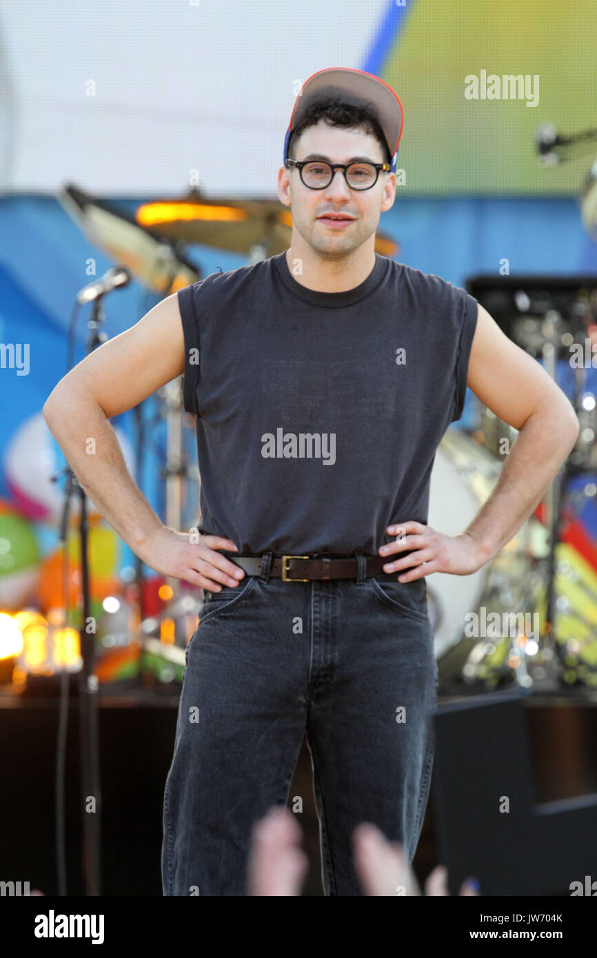 New York, New York, USA. 11th Aug, 2017. The Bleachers perform for The