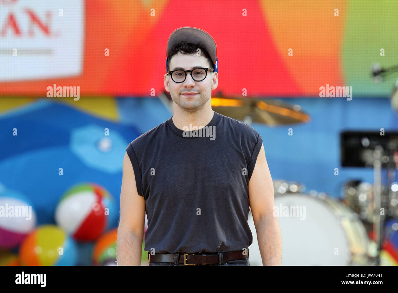 New York, New York, USA. 11th Aug, 2017. The Bleachers perform for The