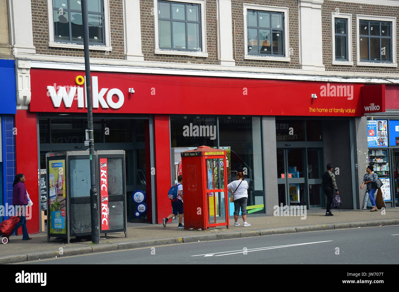 London, UK. 11th August, 2017. Wilko puts 3,900 staff at risk of