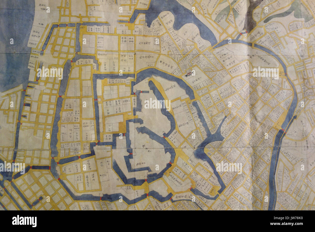 Tokyo map detail 1 National Archives of Japan Tokyo, Japan DSC06524 ...