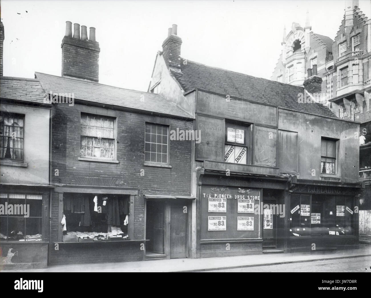 Oxford Road, Reading, c 1902 (2 Stock Photo Alamy