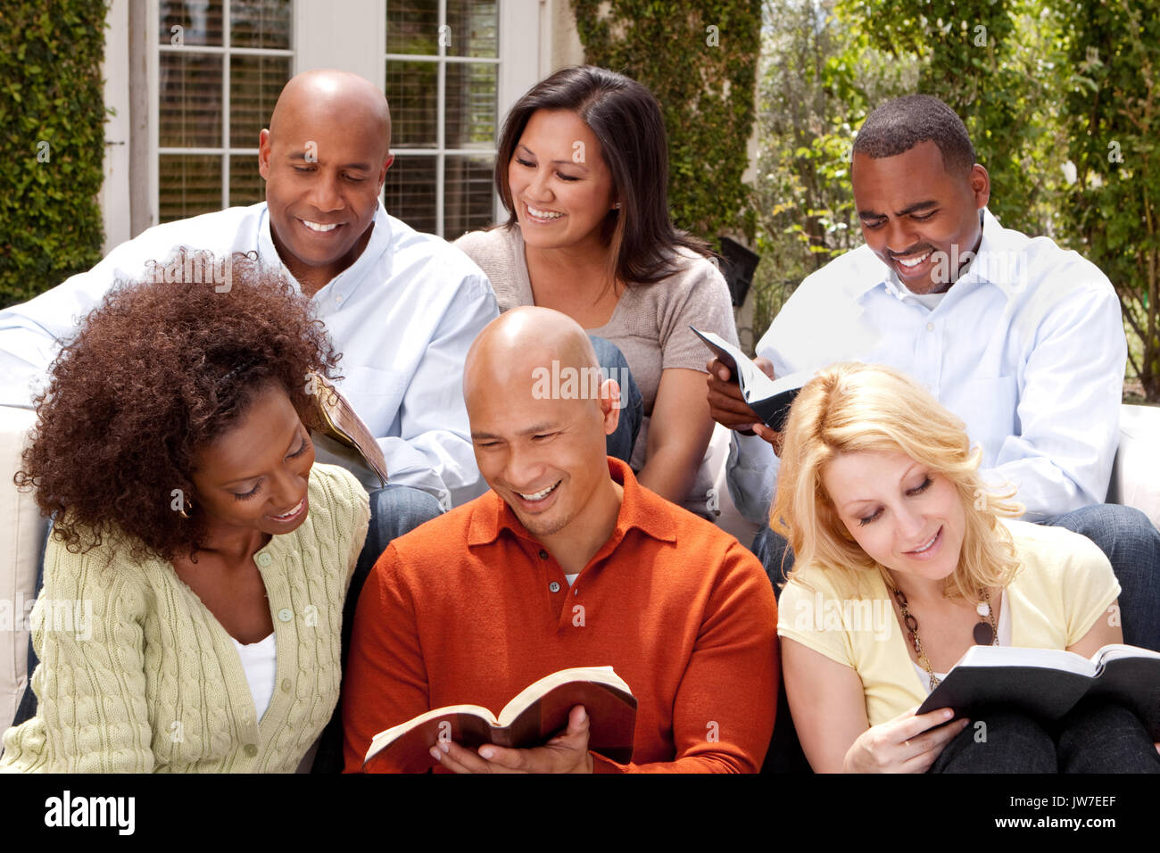 Women's small group Bible Study. Stock Photo