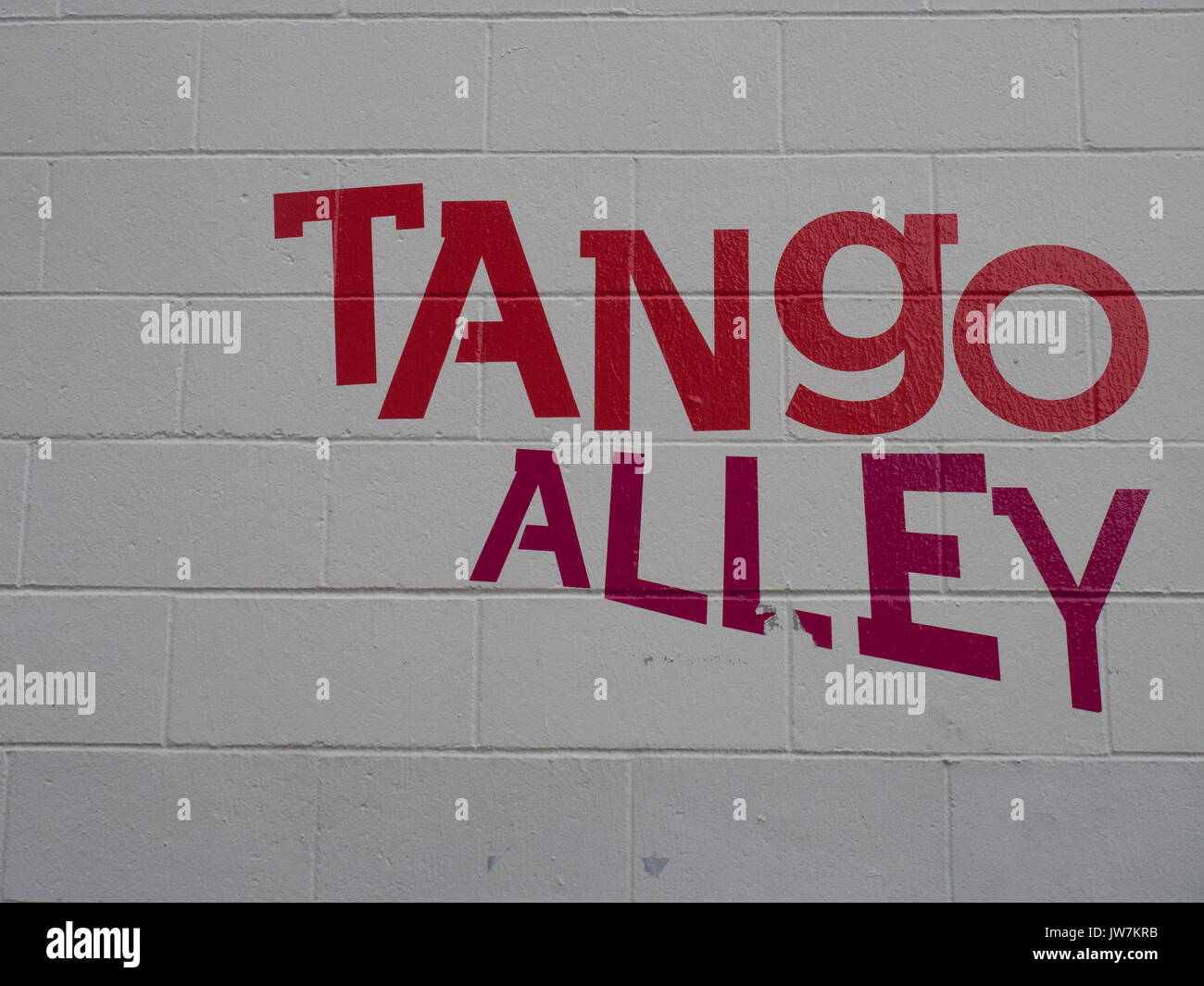 Tango Alley Stock Photo