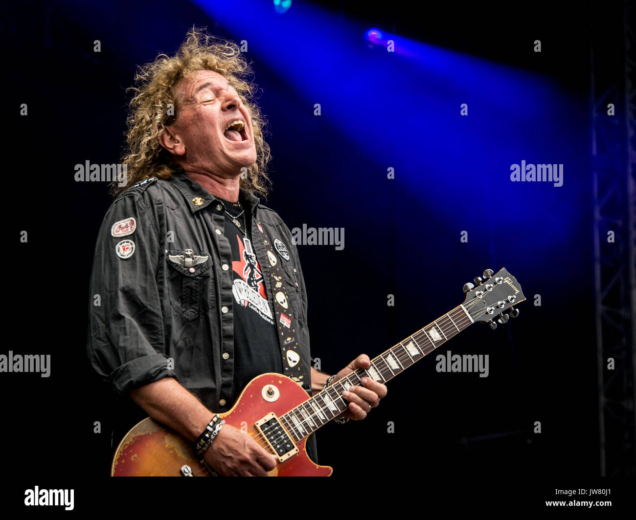 Y&T: Dave Meniketti on vocals & guitar Stock Photo - Alamy