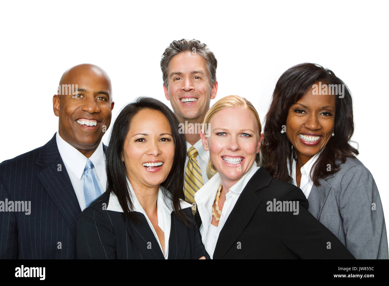 Divese group of business people. Stock Photo