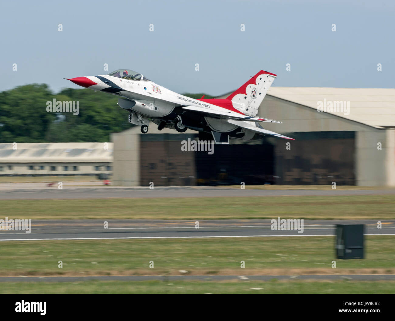 Thunderbirds Aerobatic Display Team, USAF Stock Photo Alamy