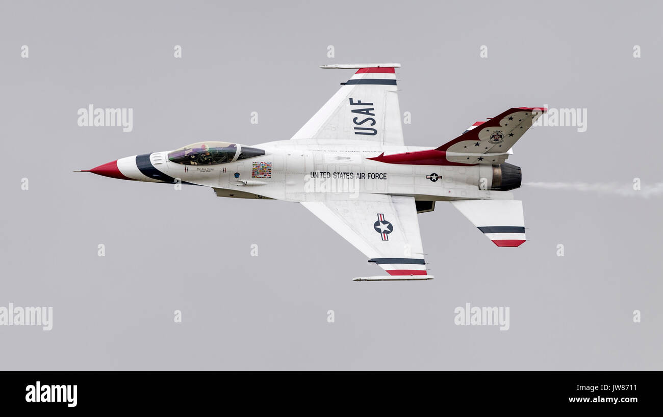 Thunderbirds Aerobatic Display Team, USAF Stock Photo