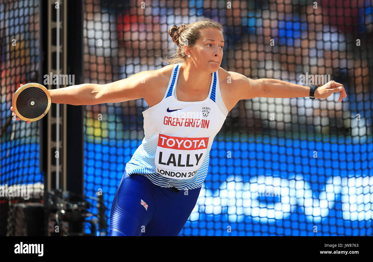 Great Britain's Jade Lally competes in the Women's Discus Throw