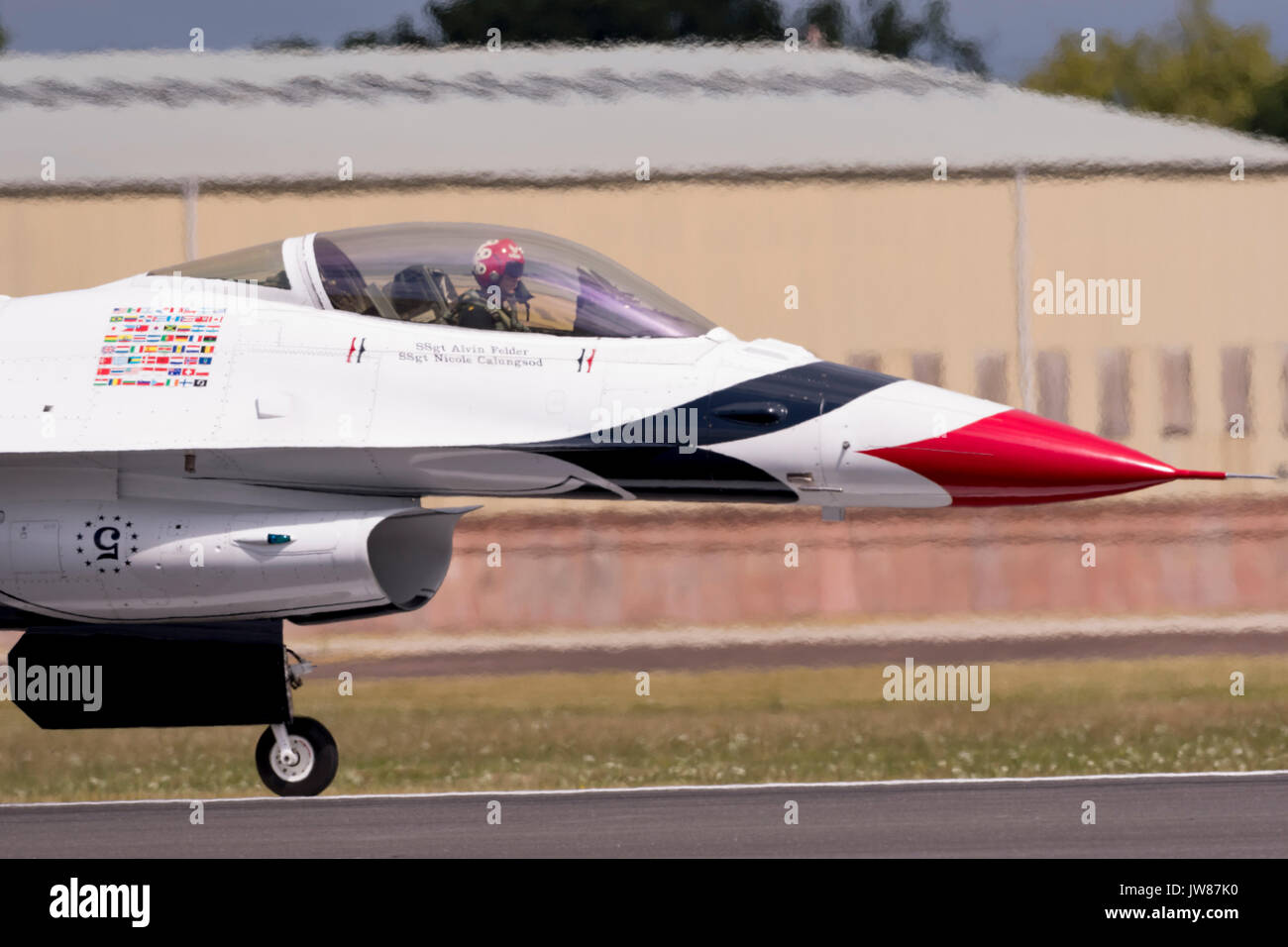 Thunderbirds Aerobatic Display Team, USAF Stock Photo Alamy
