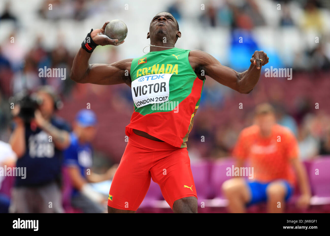 Greneda's Lindon Victor competes in the 