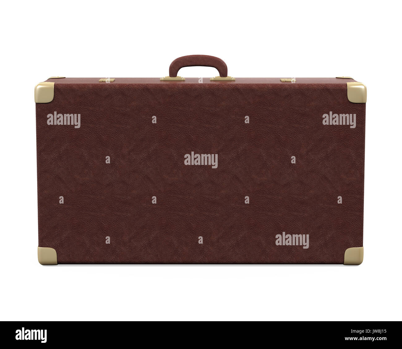 Vintage Suitcase Isolated Stock Photo Alamy