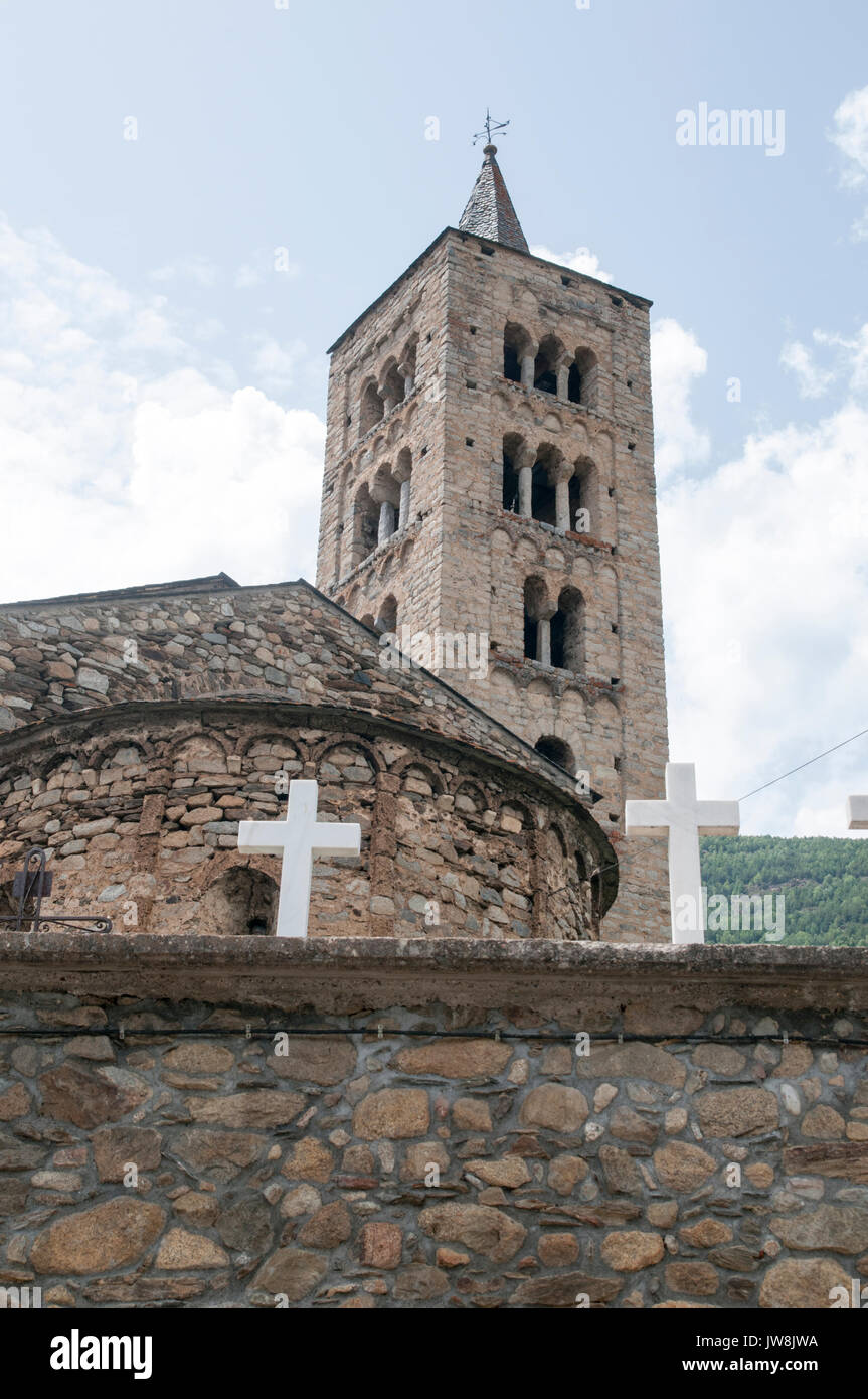 The church of Saints Just and Pastor, Son, Province of Lleida, Catalonia, Spain Stock Photo