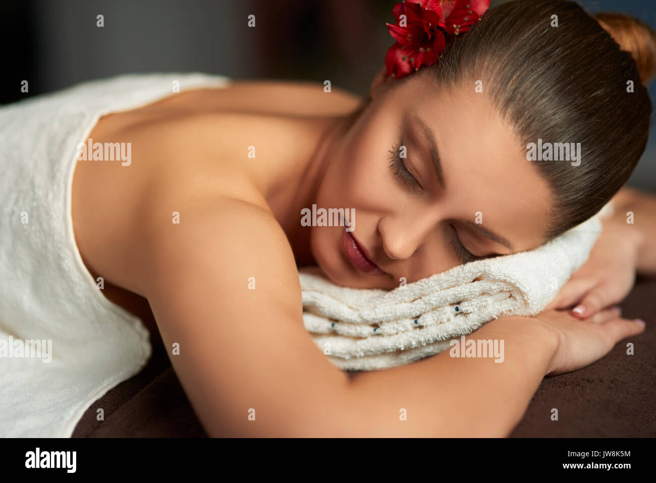 All day at the spa Stock Photo