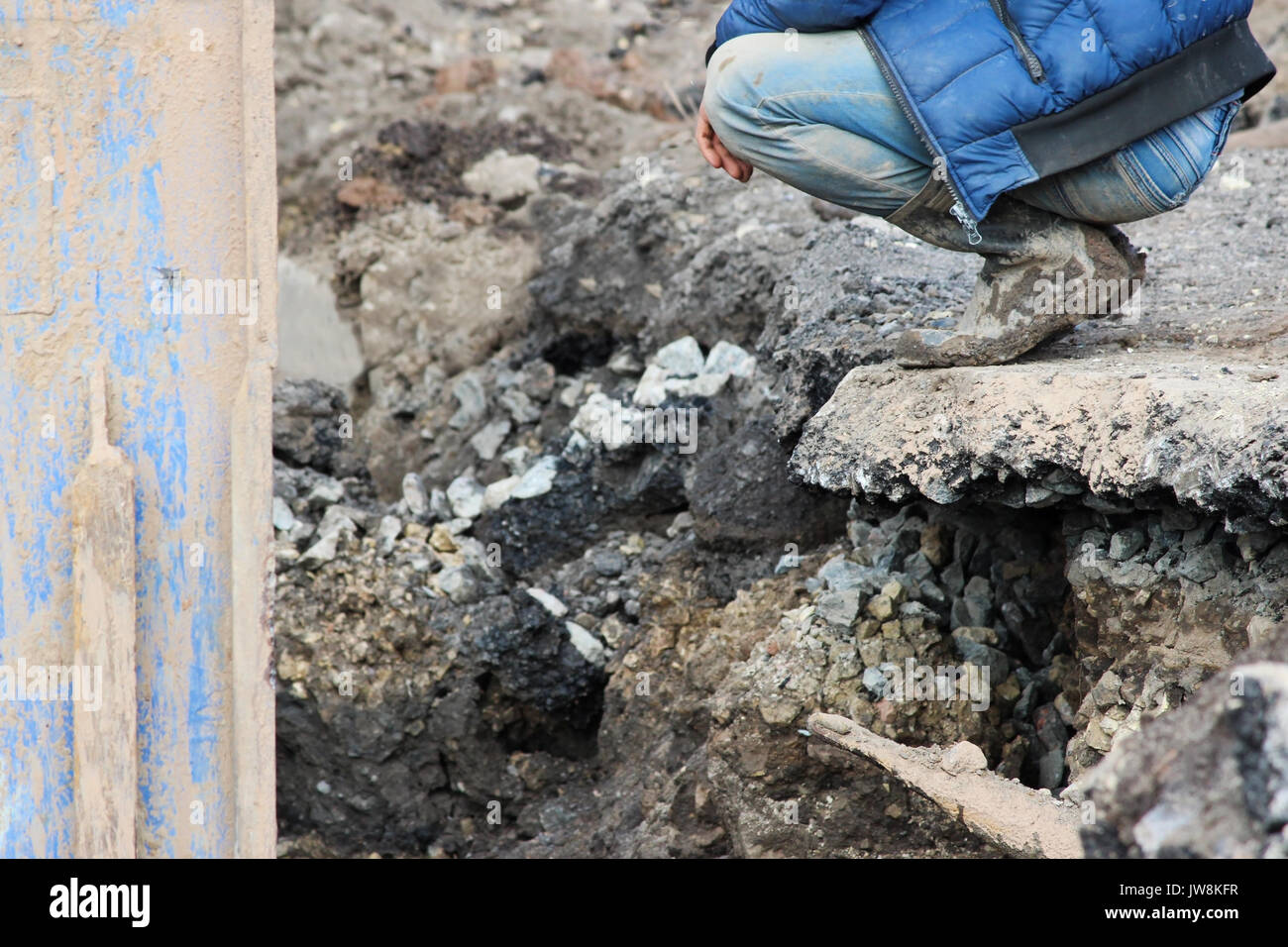 installation of metal structures immediate support for draining soil