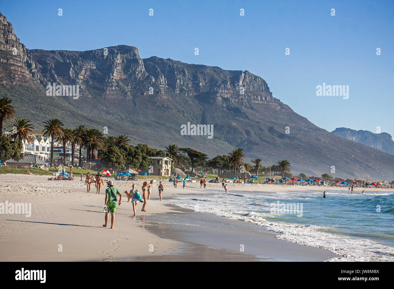 beach in Cape Town Stock Photo