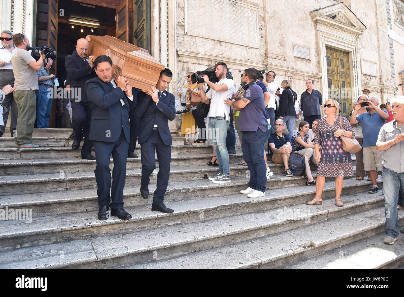 The funeral of Italian actress Elsa Martinelli at the Church of Santa Maria Del Popolo in Rome  Featuring: Atmosphere Where: Rome, Italy When: 11 Jul 2017 Credit: IPA/WENN.com  **Only available for publication in UK, USA, Germany, Austria, Switzerland** Stock Photo