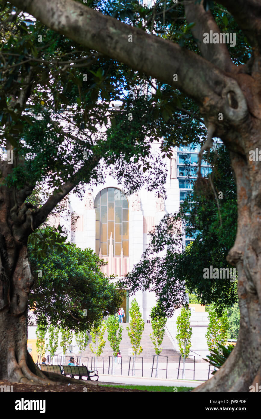 Anzac memorial in Hyde Park, Sydney, Australia. Stock Photo