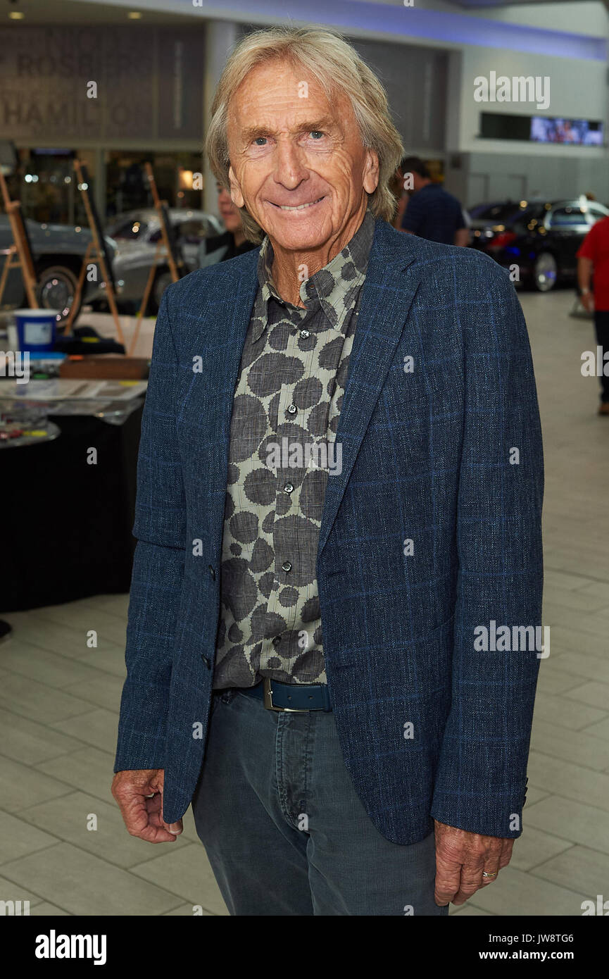Celebrities of the moto sports world attend a photo call for the Henry Surtees Foundation  Featuring: Derek Bell Where: Weybridge, United Kingdom When: 11 Jul 2017 Credit: Alan West/WENN.com Stock Photo