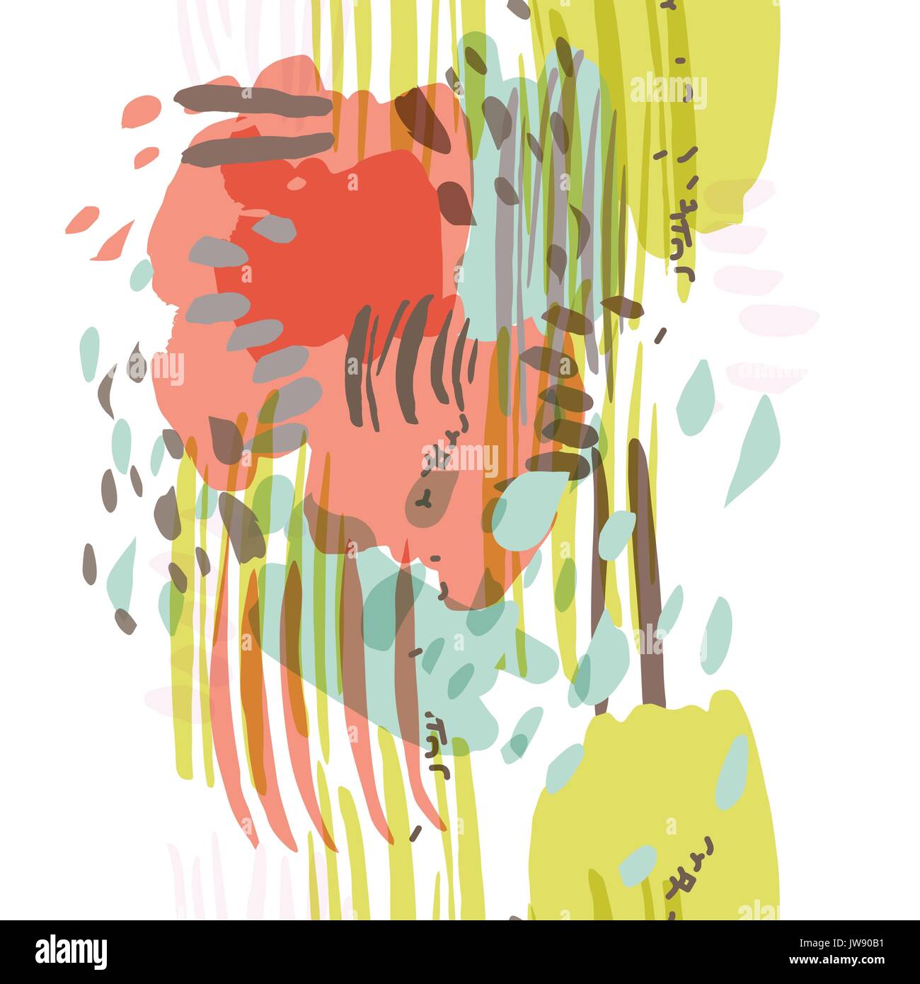 Retro vintage 80 Memphis style of fashion illustration Stock Vector ...