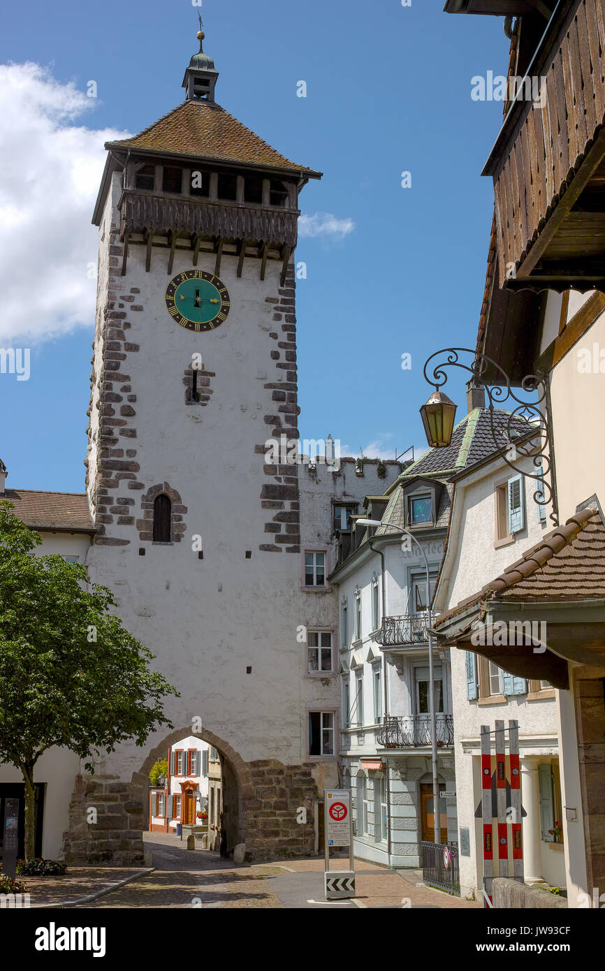 Old tower in Rheinfelden, Switzerland Stock Photo Alamy