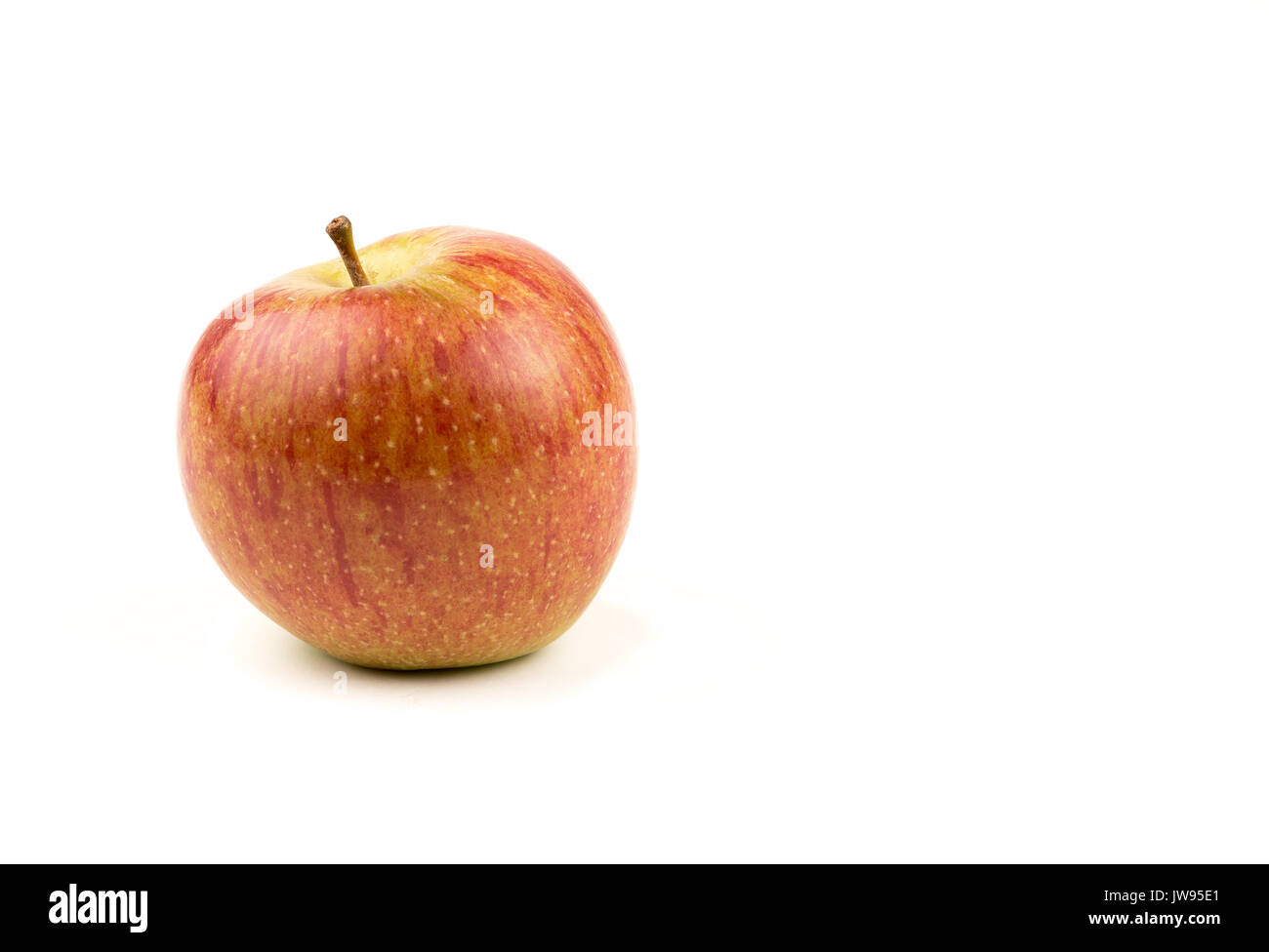 Red apple on a white background Stock Photo