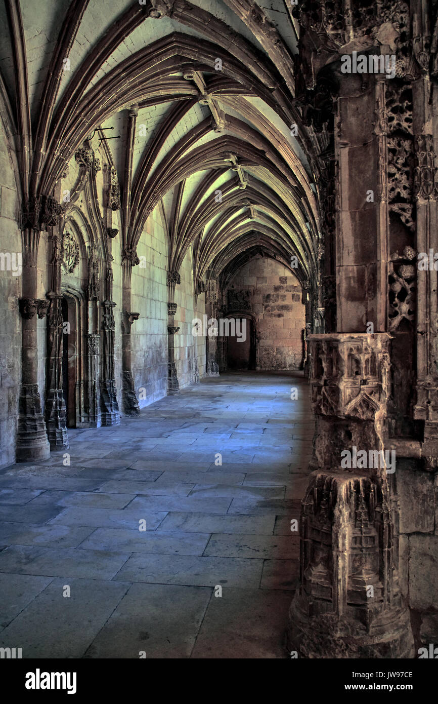 Europe, France, Occitanie, Lot, Cahors city, Sint-Etienne cathedral, cloister Stock Photo