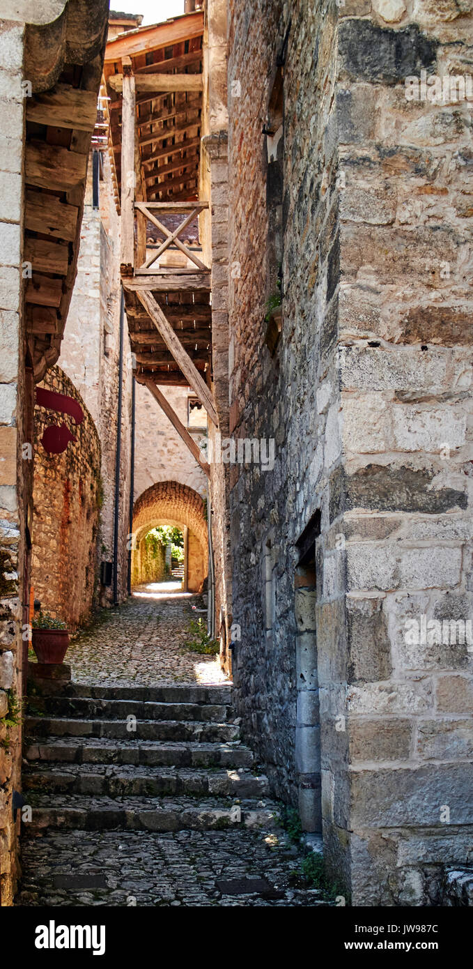 French Village Street Scene Stock Photos & French Village Street Scene