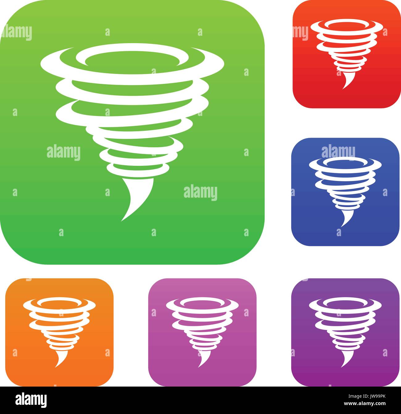 Tornado set collection Stock Vector Image & Art - Alamy