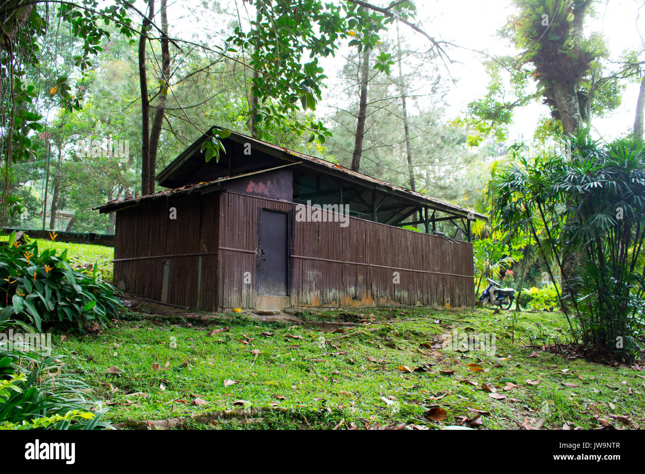 Old shack at Awana Genting Highlands Malaysia Stock Photo