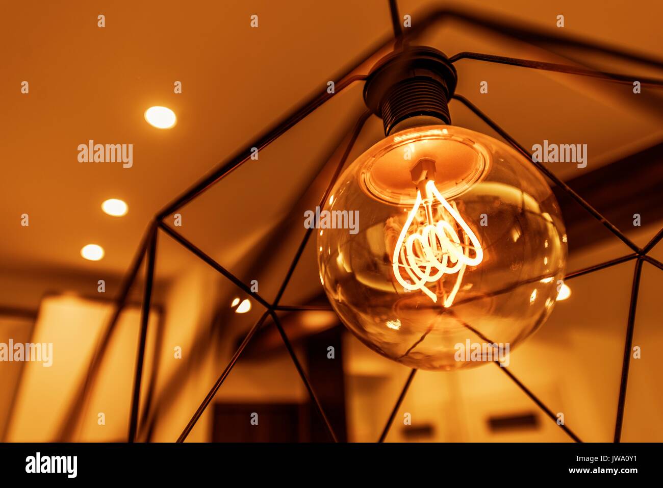 Gallery Detail: Decorative Interior Lighting Elegant Illuminated Bulb In The Room