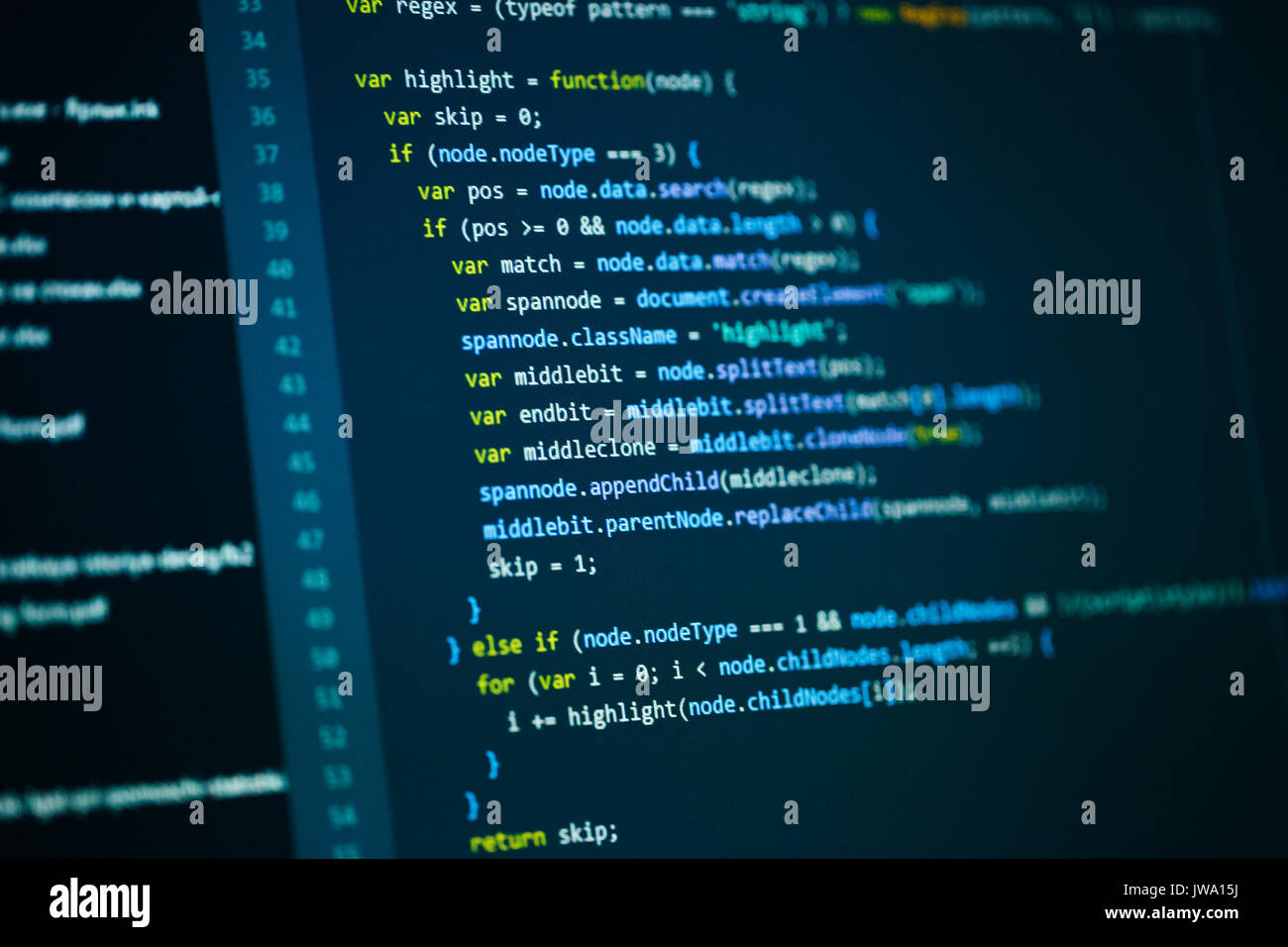 Software computer programming code Stock Photo - Alamy