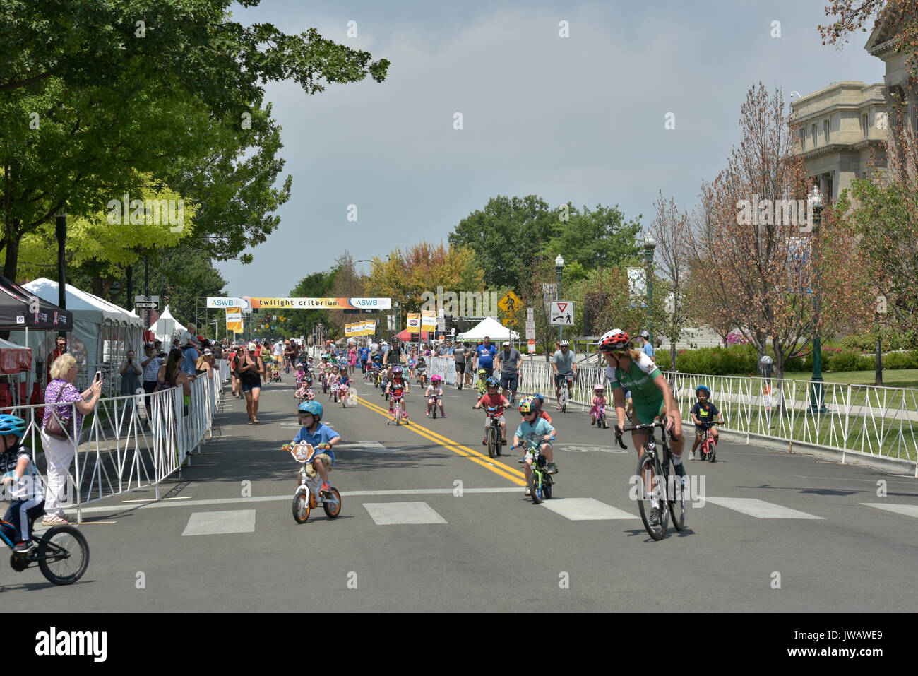 Twilight Criterium, Kristin Armstrong, Bicycle Race, Boise, Idaho, USA