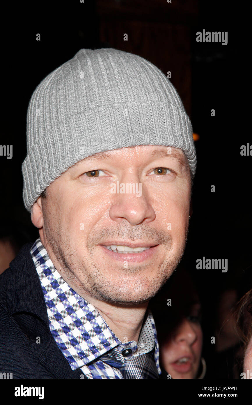 Donnie Wahlberg pictured at a meet and greet at McFadden's 10th anniversary in Philadelphia, Pa on October 1, 2011  © Star Shooter / MediaPunchInc Stock Photo