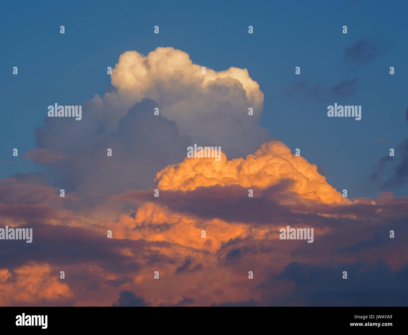Aerial view sunset above stormy hi-res stock photography and images - Alamy