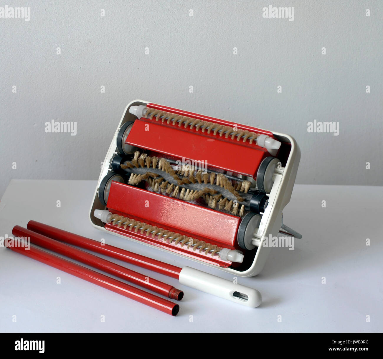 German vintage carpet cleaner Stock Photo - Alamy