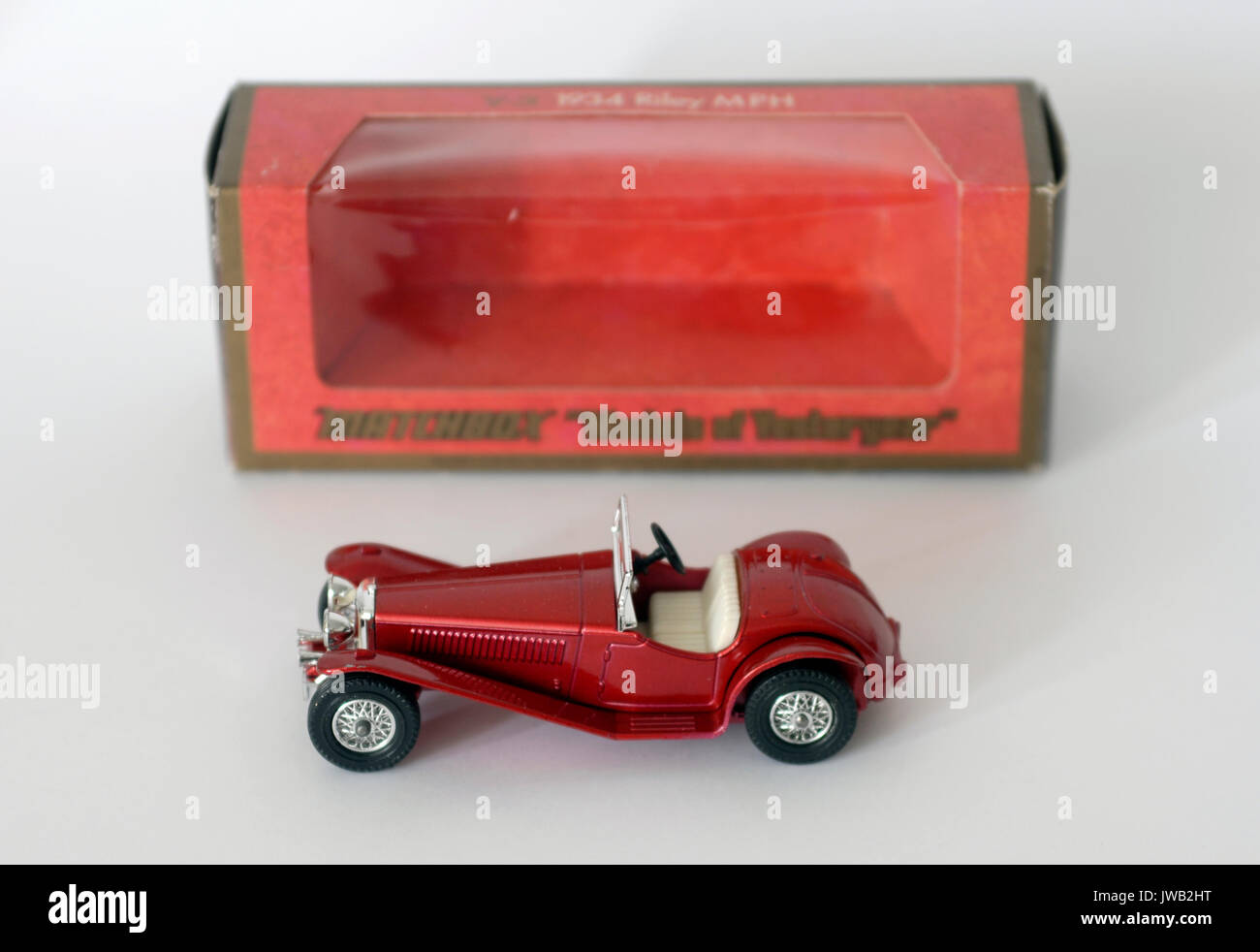 Vintage toy car, Ford brand Matchbox, Made in England. In its original