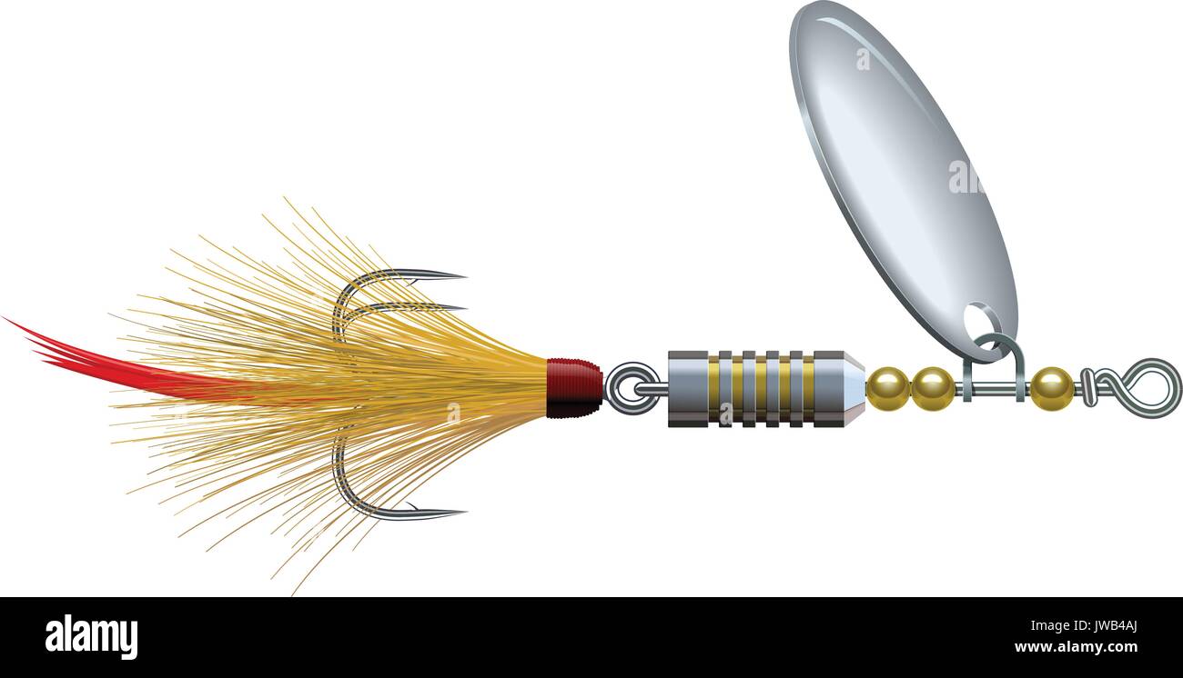 https://c8.alamy.com/comp/JWB4AJ/fishing-lure-with-spoon-spinner-yellow-hair-and-red-tail-JWB4AJ.jpg