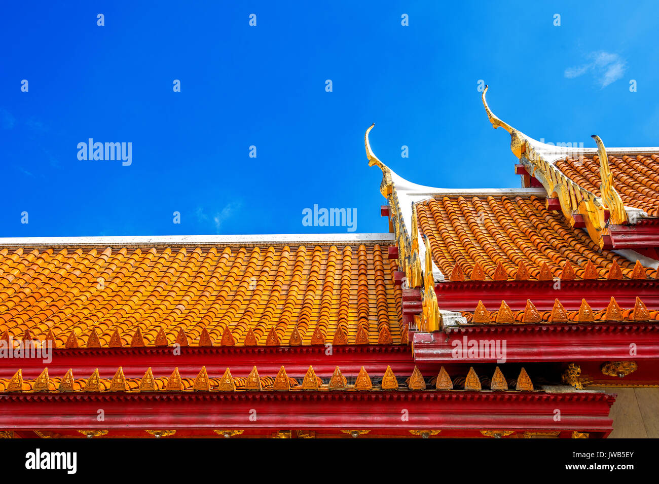 Marble Temple in Bangkok, Thailand Stock Photo - Alamy