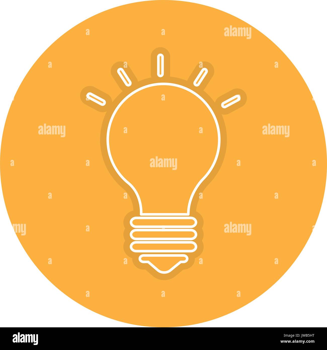 bulb light isolated icon vector illustration design Stock Vector Image ...