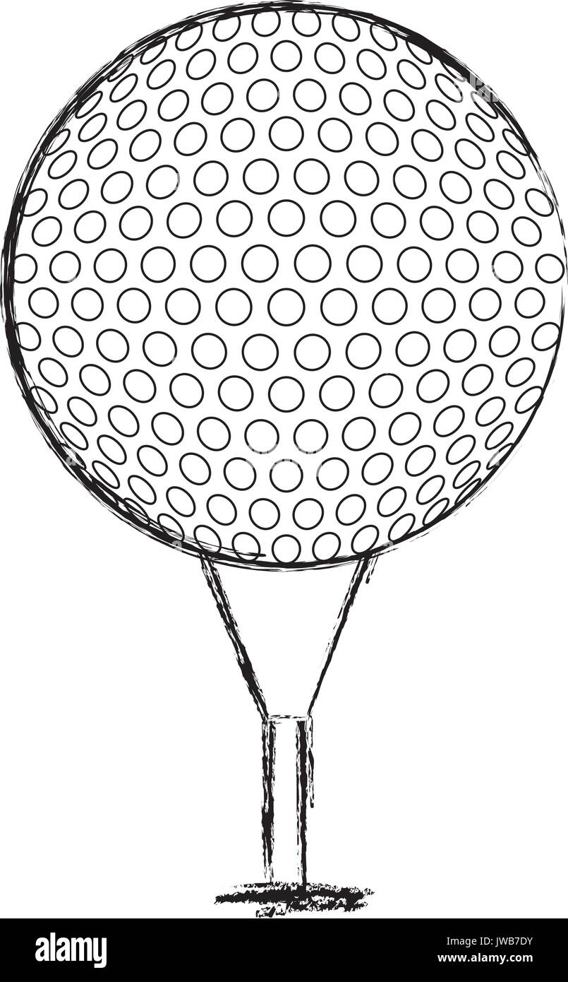 golf ball isolated icon vector illustration design Stock Vector Image ...