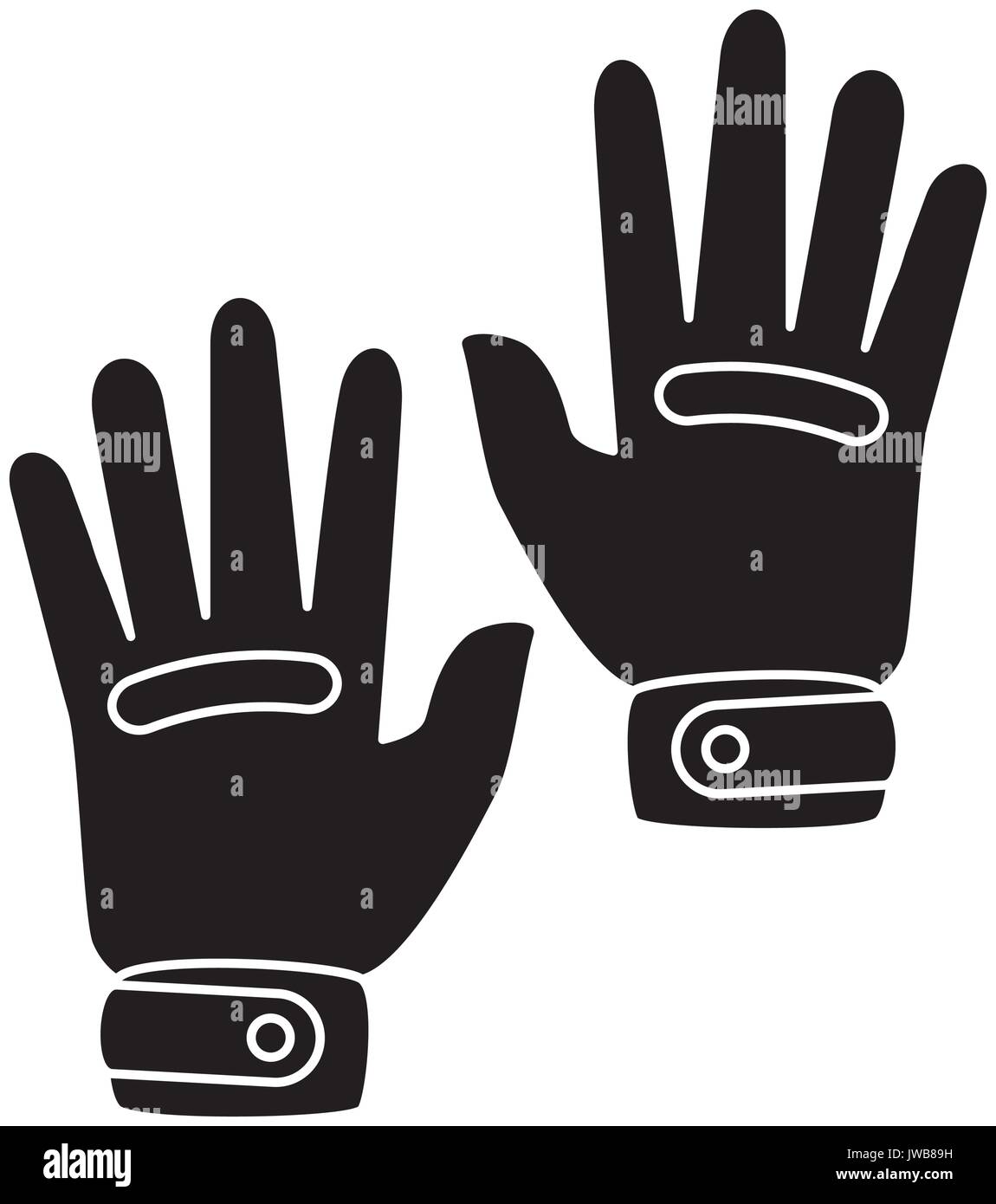 Golf gloves Stock Vector Images Alamy