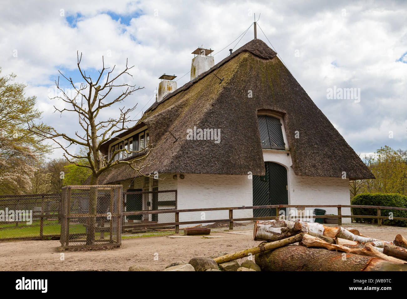 Historic farm house in Bremen, Germany Stock Photo Alamy