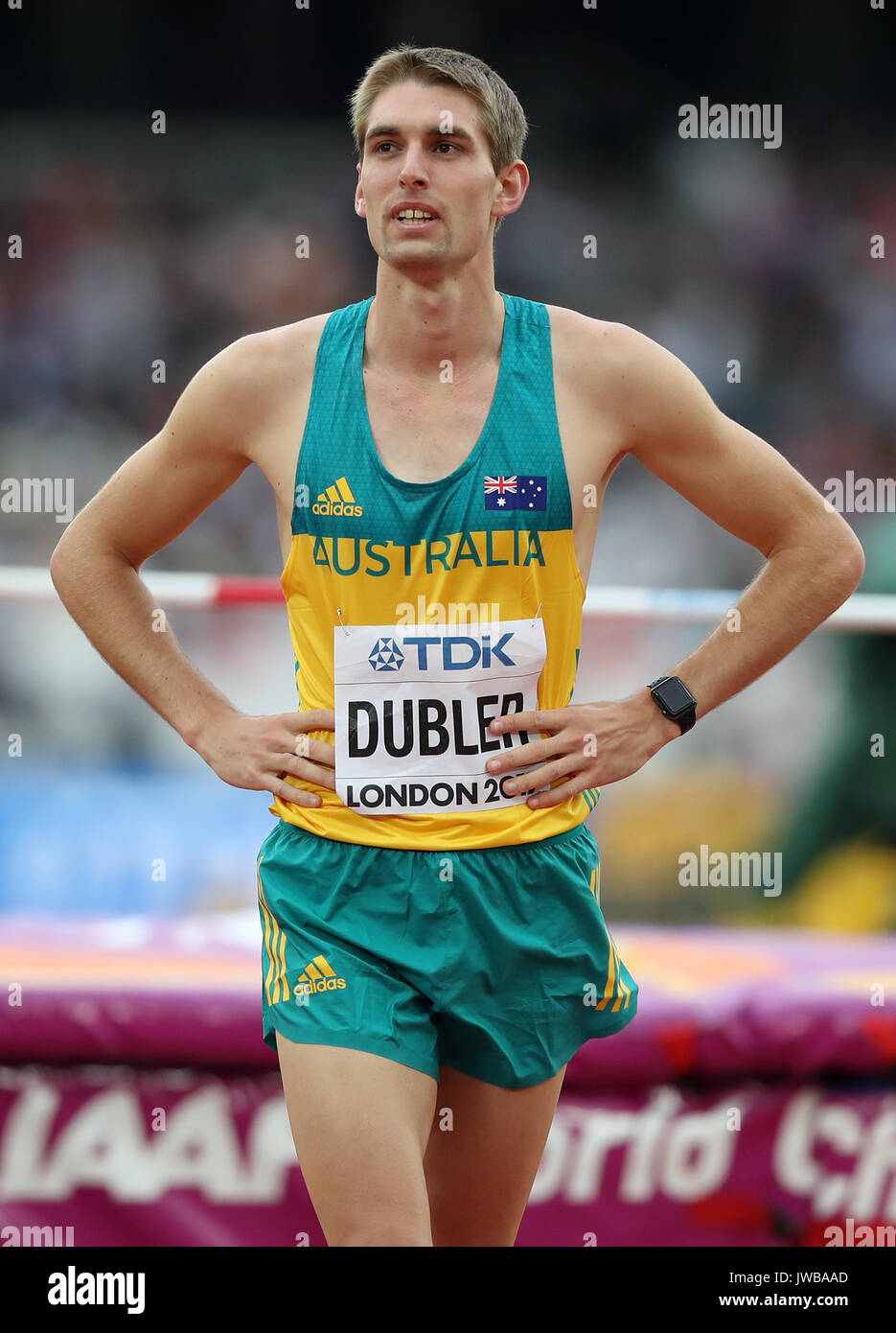 Australia's Cedric Dubler competing in 