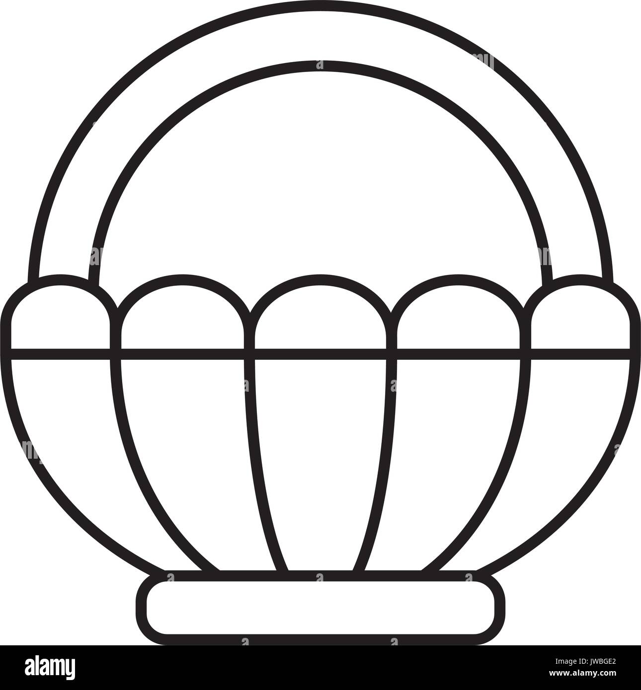 picnic basket icon Stock Vector Image & Art - Alamy